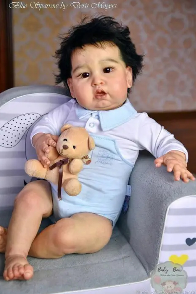 Baby Products Kit For Newborn - 24 İnç El Yapımı Koyu Tenli