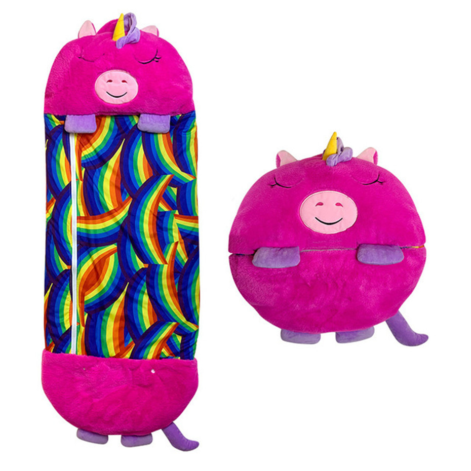 Baby Sleep Sack - Çocuk karikatür uyku tulumu yastık ile