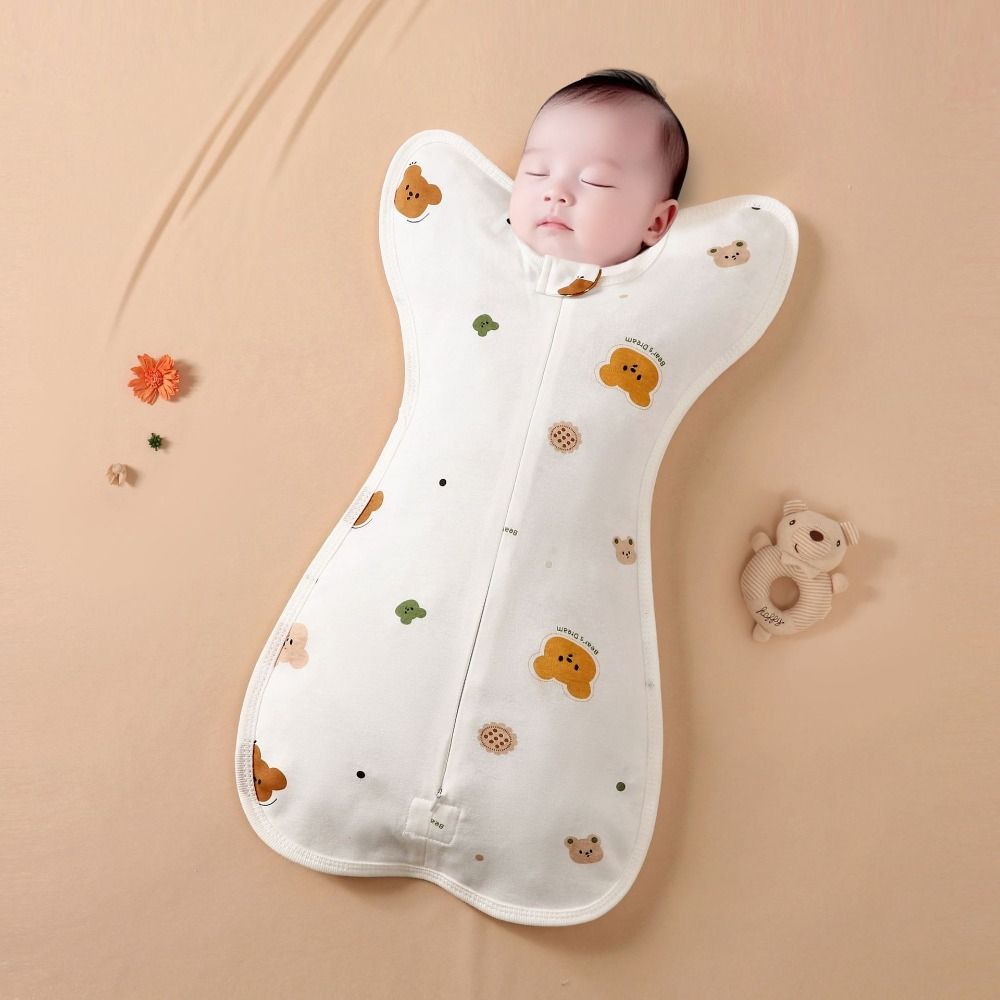 Baby Sleep Sack - Pamuklu Bebek Kundak Battaniyesi Fermuarlı Baskılı